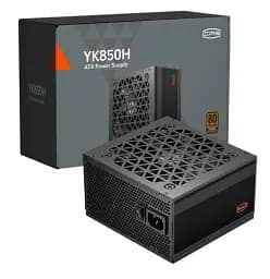 Блок живлення 850 Вт, PcCooler YK850H, Black, 80+ Bronze, Active PFC, 12 см, 2xMolex / 6xSATA / 1x16-pin (450 Вт) / 3x6+2-pin / 2x4+4-pin / 1x20+4-pin, захист OVP/UVP/OCP/SCP/OTP/OPP/SPD, ATX 3.1 - мініатюра 4