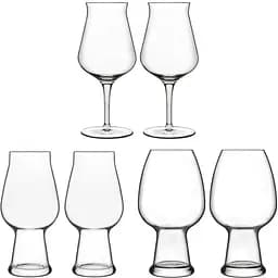 Набор бокалов Luigi Bormioli Birrateque - GP 6 предметов (A12326S0302AA01)