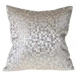 Подушка декоративна Brille UM15 D12-007 світло-сіра