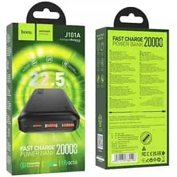 Зовнішній акумулятор Hoco Power Bank J101A 20000 mAh 22.5W чорний - мініатюра 4