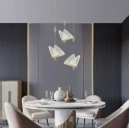 Серія ніжних підвісних світильників-метеликів | Арт. CA 02 GD | Line F
