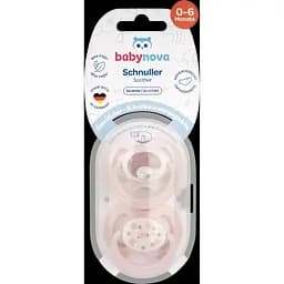 Пустушка плоска Baby-Nova з малюнком і кільцем силікон 2 шт. (3962313) - мініатюра 4