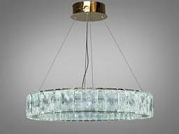 Підвісна люстра Diasha 585/600G золото кришталь 68 Вт LED - мініатюра 3