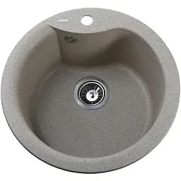 Гранітна мийка Globus Lux Orta мигдаль 485мм-А0008