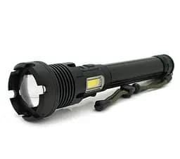 Фонарь ручной Voltronic XHP90 LED XHP90, 45W, 7 режимов, ZOOM, 6200mah, IP40, USB, 260х60х35 - мініатюра 1