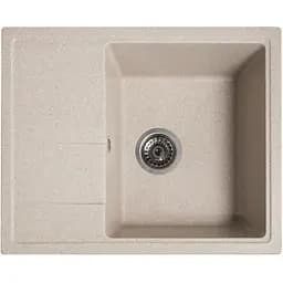 Гранітна кухонна мийка Romzha Cerand Bezhvy (401) з крилом