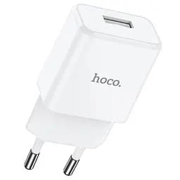 Мережевий зарядний пристрій Hoco N9 1USB (White) [67469] - мініатюра 4