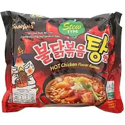 Лапша быстрого приготовления Samyang гуляш с тушеной курицей 145 г