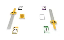 Влаштуймо бутафорними мечами Двобій за карти Rozum - Настільна гра (R087UA) - мініатюра 3