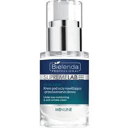 Зволожуючий крем під очі Bielenda Supremelab Men Line проти зморшок 15 мл - мініатюра 2