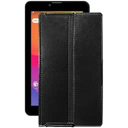 Чехол StatusCASE из экокожи для планшета Prestigio Wize 4117 3G Черный матовый