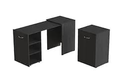 Стол-тумба трансформер Смарт 1/2 Ferrum-decor 750x1450x600 ДСП Сосна Кембра 16 мм (FRD-105076)