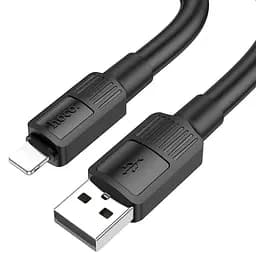 Кабель Hoco X84 Solid усиленные разъемы USB - Lightning 1 м черный