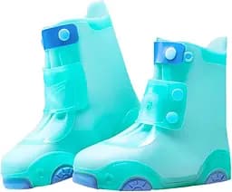 Бахіли на взуття Kidigo дитячі ПВХ H003 M 28-29 Green (17566)