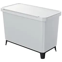 Сортувальник Prosperplast Systema з кришкою та ніжками 4x10 л світло-сірий (62868-427) - мініатюра 3