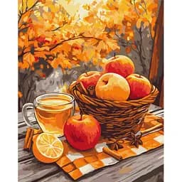 Картина за номерами "Яблука з корицею" BS54181, 40х50 см