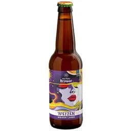 Пиво Volynski Browar Weizen, светлое, нефильтрованное, 4,9%, 0,35 л