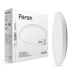 Світлодіодний накладний світильник Feron AL533 20Вт 6500K білий