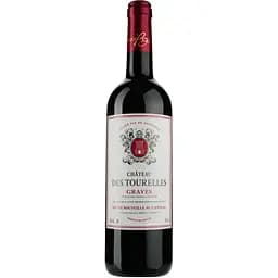 Вино Chateau des Tourelles AOP Graves 2018, красное, сухое, 0,75 л