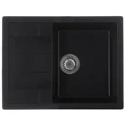 Кухонна мийка Zerix ZS-6550S-03 black ZX4540, Чорний матовий