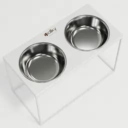 Hollky Base XXL40 — миски на підставці для дуже великих собак (2 × 2,8 л) - мініатюра 8