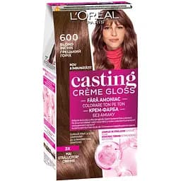 Фарба-догляд для волосся без аміаку L'Oreal Paris Casting Creme Gloss відтінок 600 Грецький горіх 120 мл (A5774876)