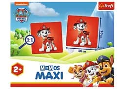 Настільна гра Trefl Мемо MAXI Щенячий патруль (Memos Maxi Paw Patrol) (02264) - мініатюра 2