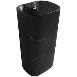 Умивальник підлоговий Mixxus Premium Diverse-1102 marble 460x380x840 мм з отвором під змішувач MP6576, Мармур