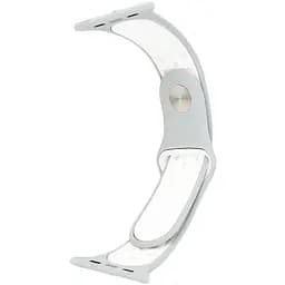 Ремінець Apple Watch Nike Sport 42/44/45/46/49 мм Сірий/Білий S