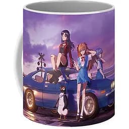 Кружка GeekLand Evangelion Евангелион neon EV 02.12 330 мл белая