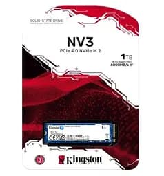 Твердотільний накопичувач SSD Kingston 1Tb, NV3, PCI-E 4.0 x4, M.2 2280, 3D TLC, 6000/4000 МБ/с teh0019822 - мініатюра 3