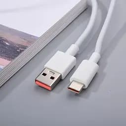 Кабель USB Type-C Xiaomi USB Type-A to USB Type-C White (BHR4915CN) - мініатюра 2