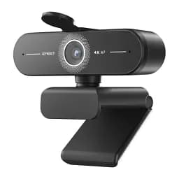 Веб-камера Emeet C60E 4K, Black, 3840x2160 / 30 fps, мікрофон, автофокус, кут огляду 73°, шторка конфіденційності, USB 2.0