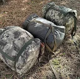 Зимовий спальний мішок Tulumu 180х70+25 см капюшон (до -35С) Хаки - мініатюра 5