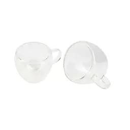 Набор стеклянных чашек Bergner Coffee & tea lovers 100 мл 2 шт (BG-20114-MM)