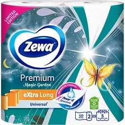 Паперові рушники Zewa Premium лімітована колекція двошарові 2 рулони - мініатюра 2