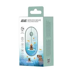 2E Миша MF300 CAPYBARA:TANGERINE Silent WL BT, зелений - мініатюра 6
