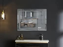 Дзеркало Mixxus Style MR03-80x60 (годинник, LED-підсвічування, антизапотівання) MI6005 - мініатюра 4