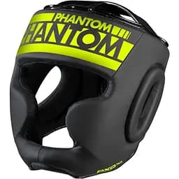 Боксерський шолом Phantom Athletic Apex Face Saver Black/Neon Yellow