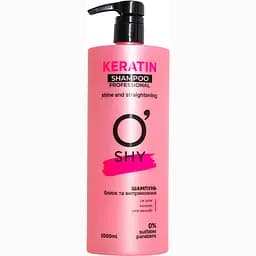Шампунь O'Shy Keratin Professional, блиск та випрямлення, 1 л