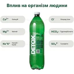 Вода мінеральна Aqua Миргород Detox природна лікувально-столова сильногазована 1.0 л - мініатюра 3