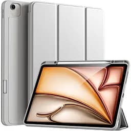 Чехол-книжка CDK для Apple iPad Air 13" M3 2025 экокожа/силикон Smart Case cлот cтилус (017899) grey