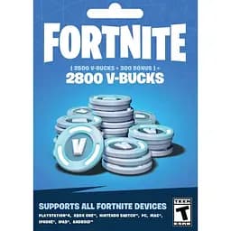 Fortnite 2800 В-баксів 2500 + 300 V-BUCKS Nintendo Switch