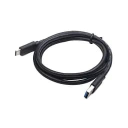 Кабель USB AM-Type-C, 10 см, черный, Cablexpert, 3A (CCP-USB3-AMCM-0.1M)