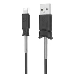 USB Cable Hoco X24 Pisces Lightning Black 1m