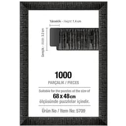 Рамка для пазлів Art Puzzle 1000 ел. 29 мм чорна (5709)