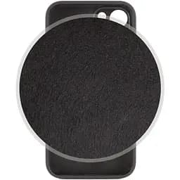 Чохол Silicone Case Full Camera Protective AA для Apple iPhone 13 6.1" Чорний / Black - мініатюра 3