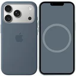 Чохол Epik Silicone case AAA with Magsafe and Animation для Apple iPhone 17 Pro Max 6.9" Anchor Blue