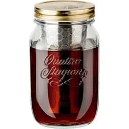 Банка для холодной заварки BREWJAR, банка с двухслойным фильтром для холодного кофе и чая (1000 мл)