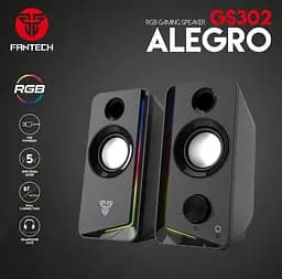 Комп'ютерні колонки Fantech GS 302 ALEGRO Bluetooth 6W Black - мініатюра 2